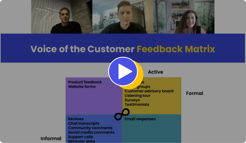 Voice of Customer Webinar button